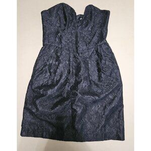 Guess Gemma Lace Strapless Mini Dress Black Sz 5 NWT